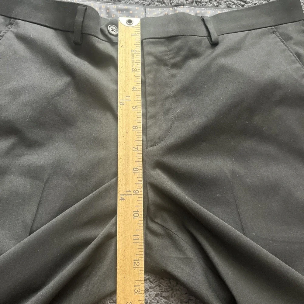 lauren ralph lauren trousers men's 34X30 black total comfort poly blend business